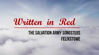 'Written in Red'  The Salvation Army Songsters, Felixstowe