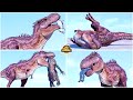 Tarbosaurus all perfect animations  interactions  jurassic world evolution 2  cretaceous predator