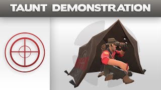 Taunt Demonstration Shooters Stakeout