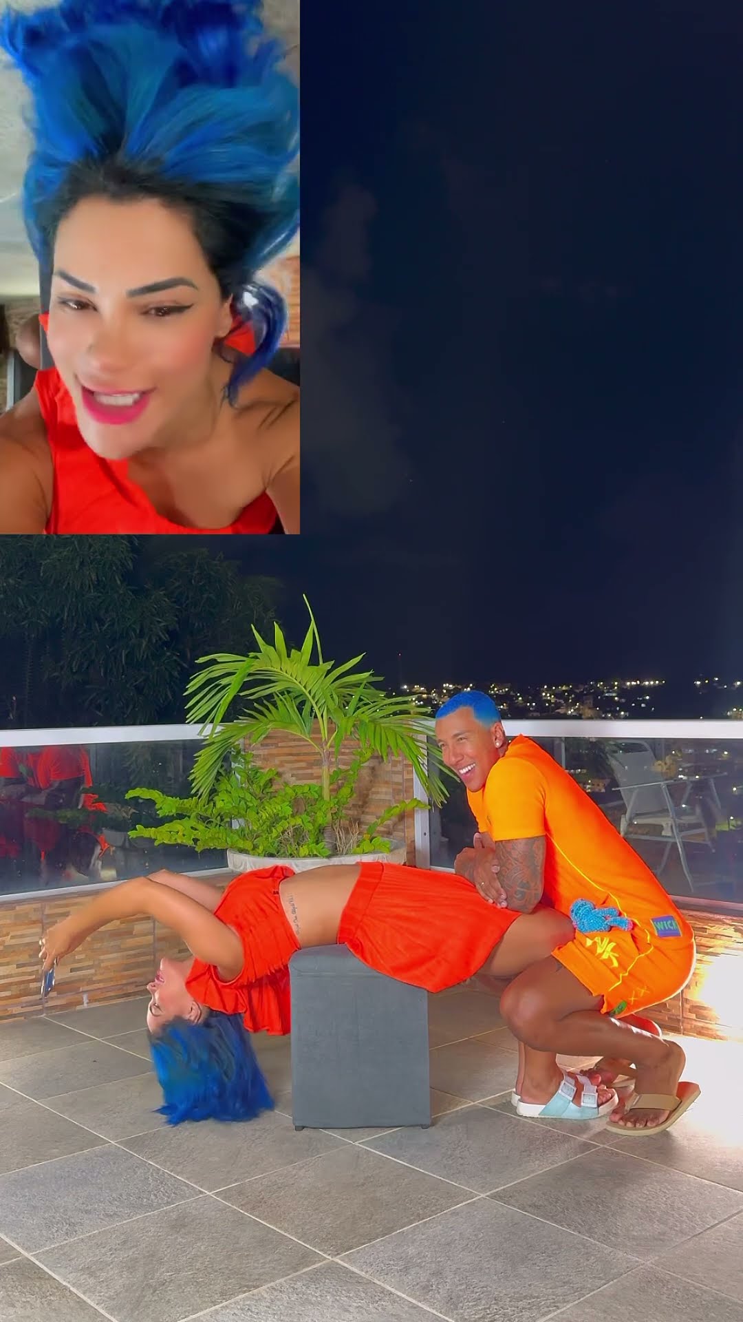 Result or behind the scenes? ?? @ApolloSant #behindthescene #entertainment