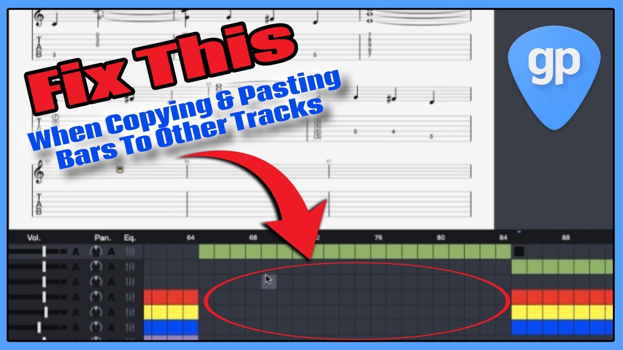 Fix Guitar Pro 8 Copy Paste Bars Common Issue - YouTube