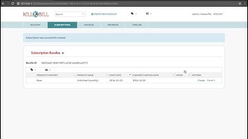 Getting to know our recurring billing interface, Kaui | Kill Bill