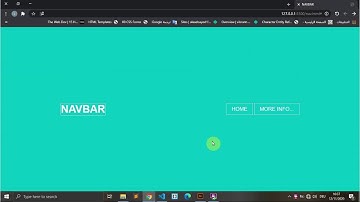 Awesome NAVBAR With professional hover effects using only HTML & CSS