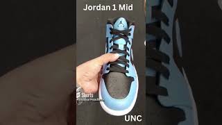 In Hand Jordan 1 Mid UNC/ Jordan1/ Jordan/ Sneakerhead/ Sneakers/ Shorts/ SneakerHeadBros
