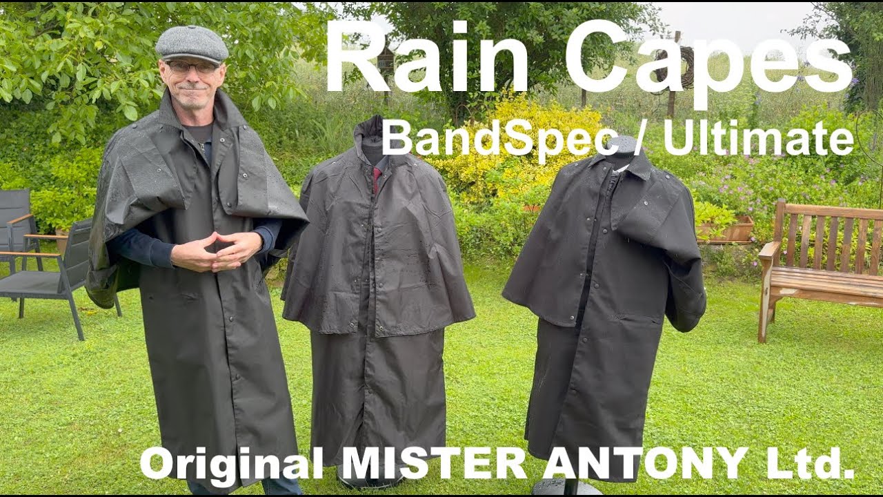 Comparing Mister Antony Ltd. Rain Capes: Bandspec vs. Ultimate