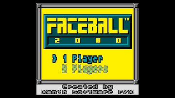 Faceball 2000 (Game Gear 60Hz / JP) - Intro / Attract Mode