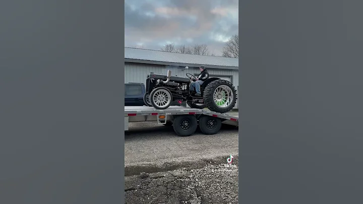 Twin turbo 7.3 Ford 8N tractor. #shorts #firewireleds @FIREWIRELEDS