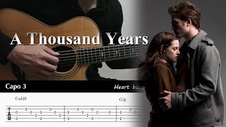 PDF Sample A Thousand Years - Christina Perri Fingerstyle Guitar Easy guitar tab & chords by Yuta Ueno.