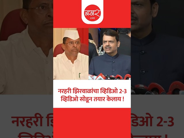 मुख्यमंत्री फडणवीस सांनी झिरवाळांना दिला एक सल्ला !