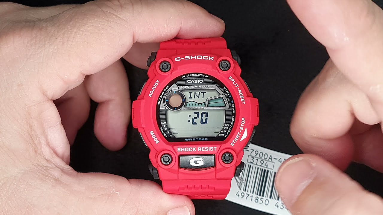 g shock fases da lua