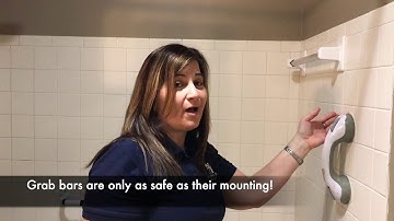 How to use a suction cup grab bar