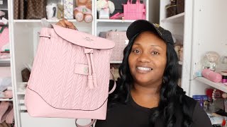 Coach Carnation Pink Color Collection and Updating My Purse Storage