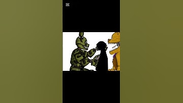 SPRİNGTRAP MORİ BUT MORE DİFFERENT #fnaf #springtrap #deadbydaylight #dbd #dbdshorts #fnafanimation