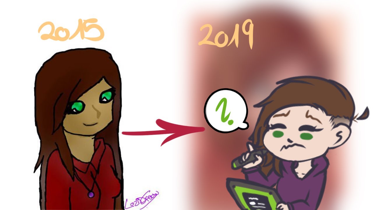 【SPEEDPAINT】Redrawing My First Digital Art - YouTube