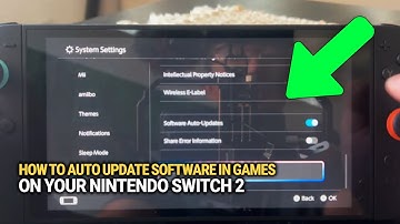 Zo kun je software automatisch updaten in games op je Nintendo Switch 2: blijf op de hoogte met d...