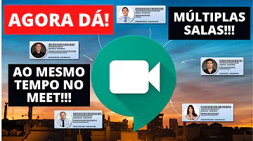 É possível criar salas simultaneas no Meet?