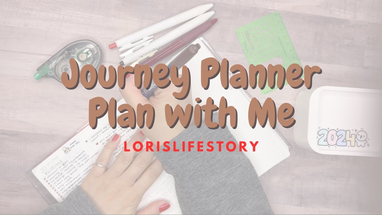 Plan with Me | 2024 Journey Planner Daily Pages - YouTube