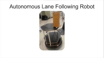 Autonomous Lane Following Robot