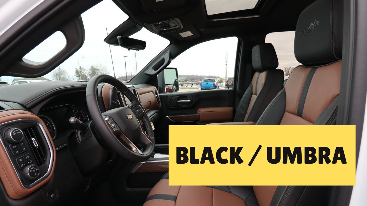 WHAT DOES BLACK/UMBRA INTERIOR LOOK LIKE ON SILVERADO HIGH COUNTRY