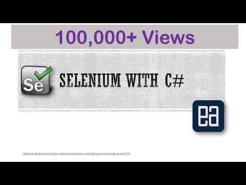 Introduction to Selenium in C# -- Part 1 (Selenium automation with C#)