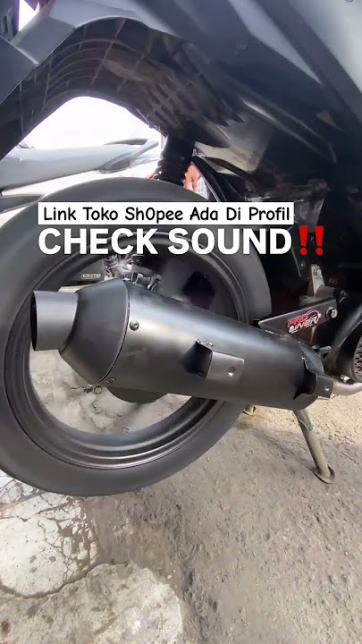 Honda Beat Pasang Knalpot Proliner (Link Toko Online Ada Di Profil) #cvm3motoshop #knalpotracing