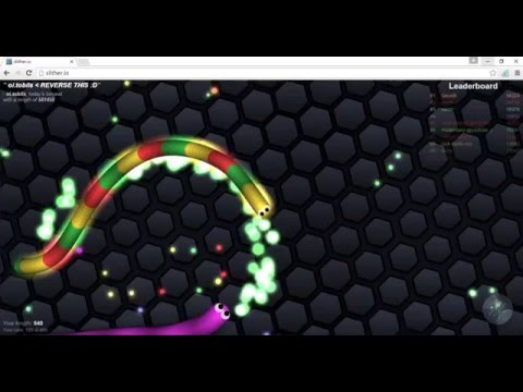 slither.io || უიღბლო თამაში და ტირილი :D
