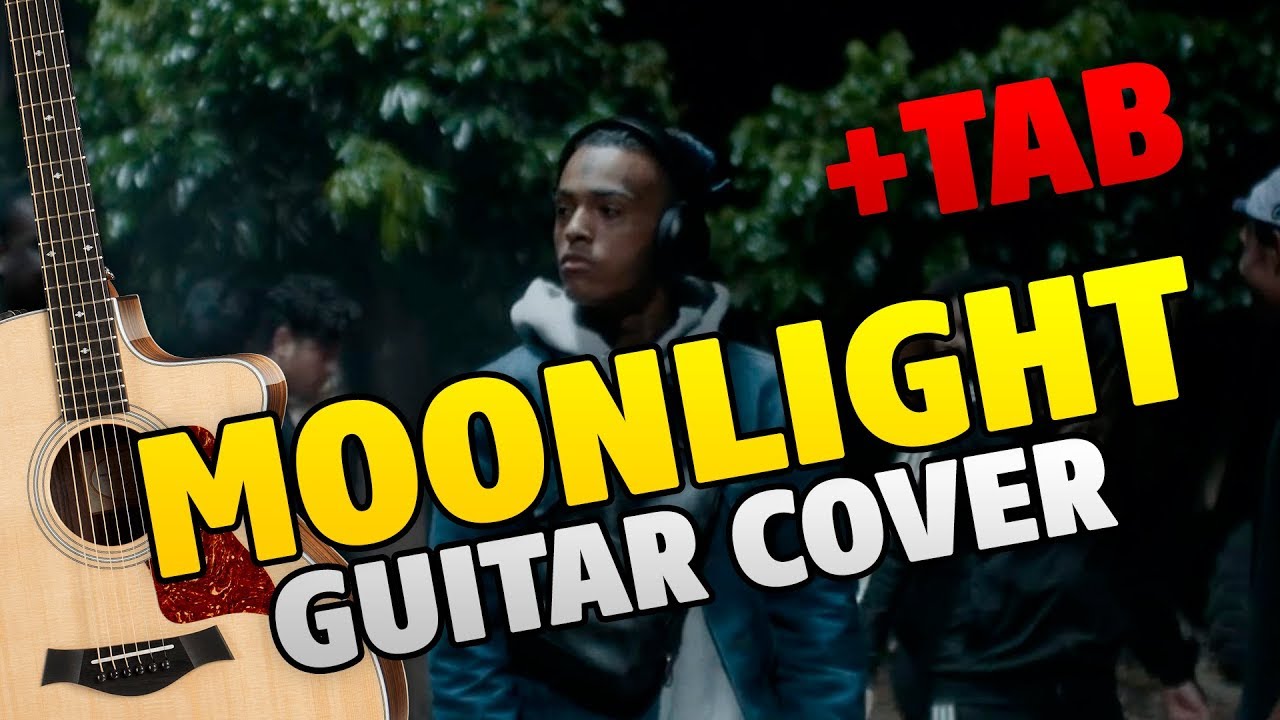 XXXTENTACION – Moonlight (кавер на гитаре с табами и аккордами)