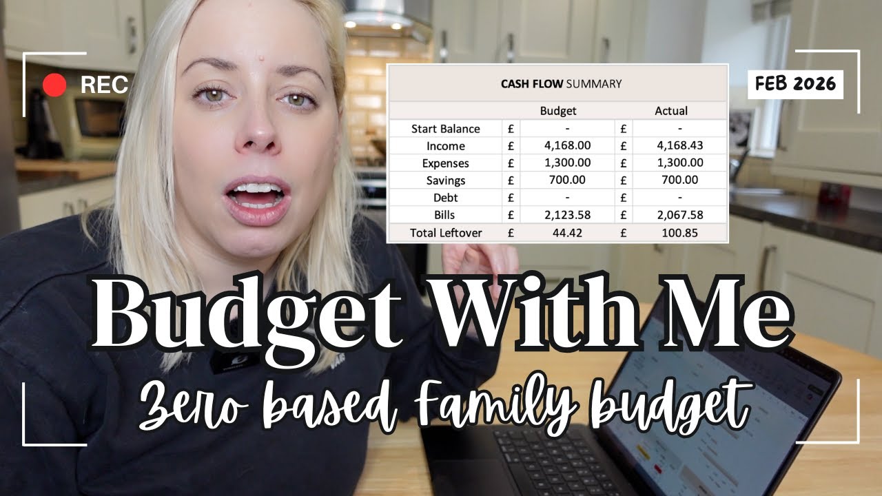 ФЕВРАЛЬСКИЙ БЮДЖЕТ СО МНОЙ 💸 Сводный семейный бюджет для нашей семьи из четырех человек! Бюджет с...