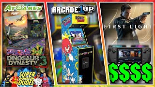 Famous Arcade1Up Sonic The Hedgehog, AtGames Sky Titans Pinball, 007 First Light & Steam Deck Price Hike! Net Worth