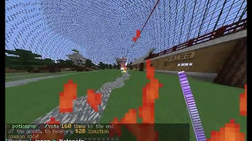 Reach hacker on mythcraft PotPvP?