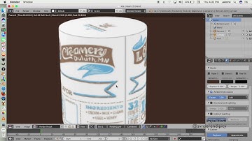 Ice Cream Product Packaging in Blender 3D Pt.2 (Edit & Apply UV Map)
