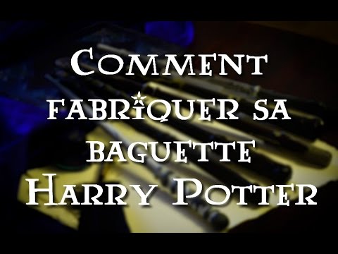 DIY - Harry Potter - Baguettes personnalisées et présentoir 