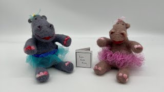 Needle Felting HIPPO Tutorial