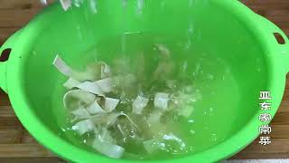 豆腐皮这个做法太好吃了，我家每周吃5次，鲜香入味，开胃又下饭