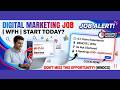 Digital Marketing Job | No Graduation | WFH job | 2026 | apply Now|12th pass jobs