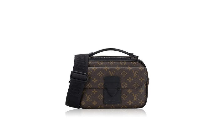 Louis Vuitton S Lock A4 Pouch Monogram Macassar