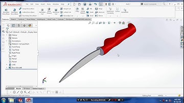 KNIFE DESIGN IN SOLIDWORKS 2016