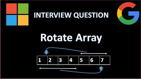 Rotate Array || Rotation of Array in O(n) Time Complexity & O(1) Space Complexity Leetcode Solution