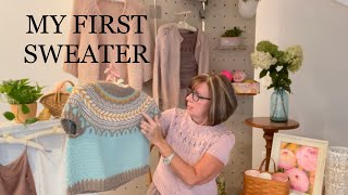 Knitters Kniche Episode 2 My second Ranunculus and My First Sweater | Soldotna Crop #soldotna