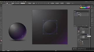 3D Vector Metallic Sphere - Adobe Illustrator Tutorial