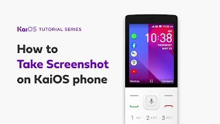 How to take screenshot on KaiOS phone