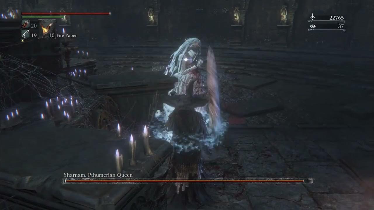 Bloodborne Yharnam, Pthumerian Queen (Chalice Dungeon Boss) YouTube