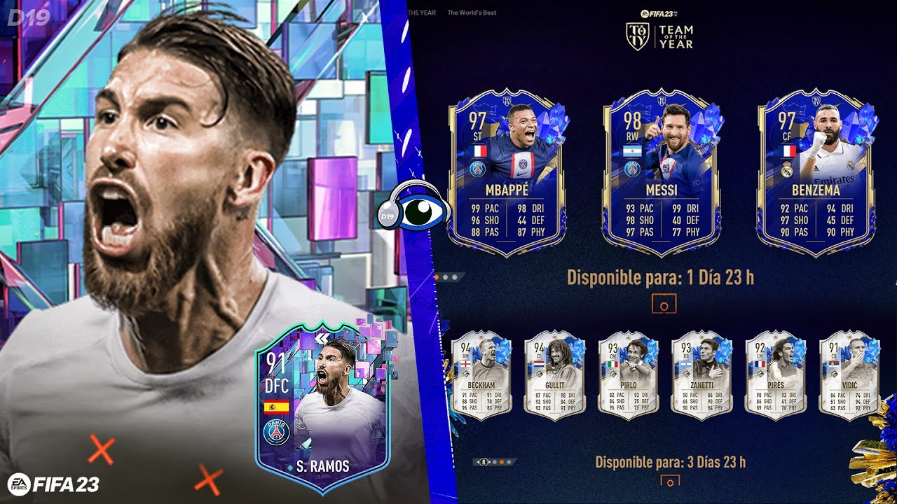 SERGIO RAMOS FLASHBACK TOTY !! 🔥 | 💙 TOTY DELANTEROS !!  EN SOBRES !! | GUNDOGAN MOMENTS GRATIS !! 👀