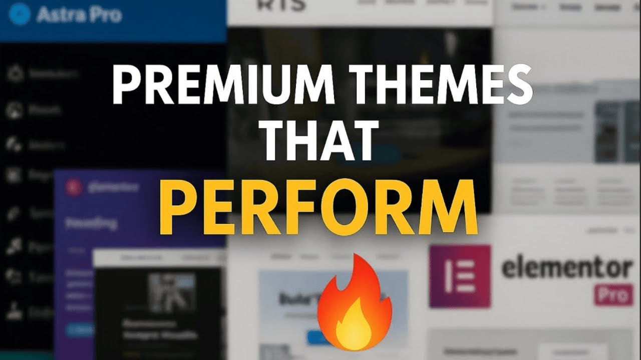 🎥 Top 10 Best Premium WordPress Themes Worth Buying (2025) - YouTube