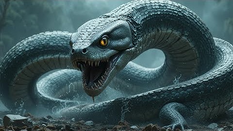 Brave heroes save greedy monitor lizard from dangerous giant mutant python