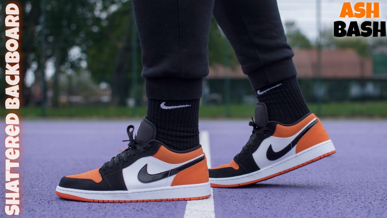 Quick Review | Jordan 1 'Shattered Backboard' Low | Ash Bash - YouTube