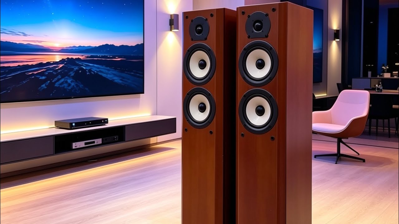 ONKYO D-407F Speakers - YouTube