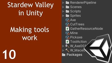 Stardew Valley like Game in Unity Episode 10 Tools functionality