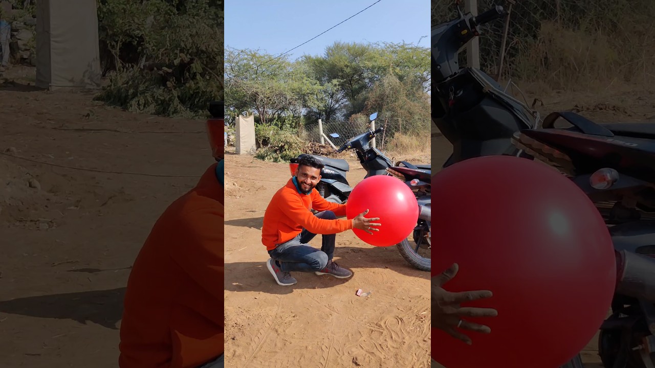 Balloon Vs Bike Silencer #