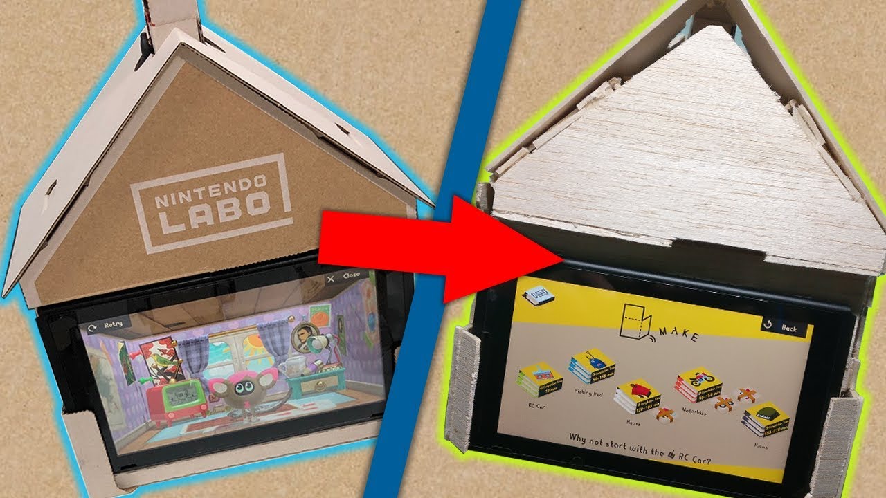 Making A Nintendo Labo Out Of Wood!